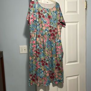 Floral casual dress